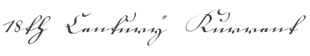 18th Century Kurrent Font preview