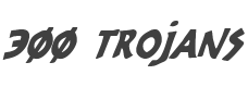 300 Trojans Condensed Italic style