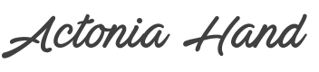 Actonia Hand Font preview
