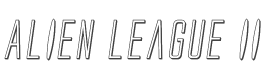 Alien League II 3D Italic style