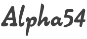 Alpha54 Font preview