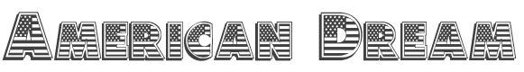 American Dream Font preview