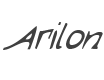 Arilon Condensed Italic style