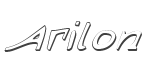 Arilon Shadow Italic style