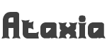 Ataxia BRK Font preview