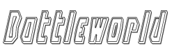 Battleworld Engraved Italic style