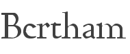 Bertham Font preview