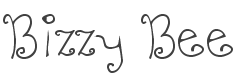 Bizzy Bee Font preview