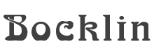 Bocklin Font preview