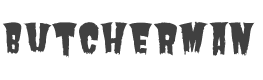 Butcherman Font preview