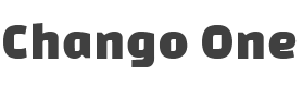 Chango One Font preview