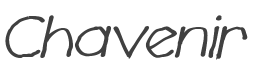 Chavenir Bold Italic style