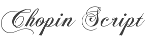 Chopin Script Font preview