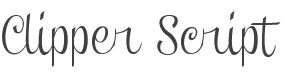 Clipper Script Font preview