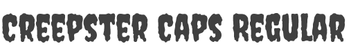 Creepster Caps Font preview