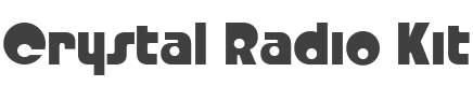 Crystal Radio Kit Font preview