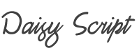Daisy Script Font preview