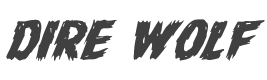 Dire Wolf Expanded Italic style