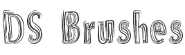 DS Brushes Font preview