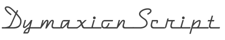 Dymaxion Script Font preview