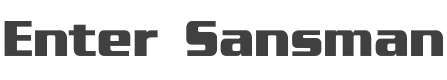 Enter Sansman Font preview