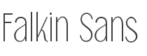 Falkin Sans Font preview