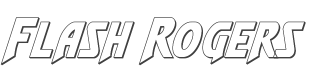 Flash Rogers Outline Italic style