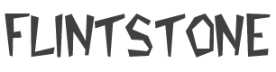 Flintstone Font preview
