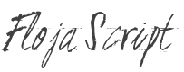 Floja Script Font preview