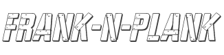 Frank-n-Plank 3D Italic style