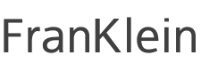 FranKlein Font preview