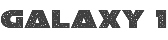 Galaxy 1 Font preview