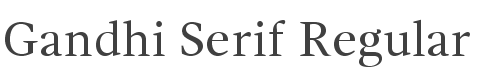 Gandhi Serif
