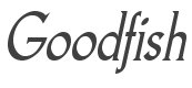 Goodfish Italic style
