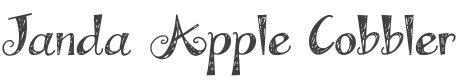 Janda Apple Cobbler Font preview