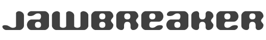 Jawbreaker BRK Font preview