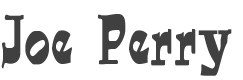 Joe Perry Font preview