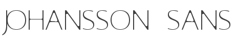 Johansson Sans Font preview