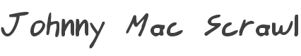 Johnny Mac Scrawl BRK Font preview