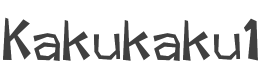 Kakukaku1 Font preview