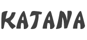 Katana Font preview