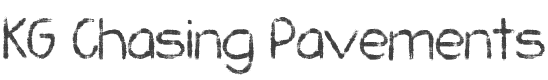KG Chasing Pavements Font preview