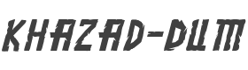 Khazad-Dum Italic style