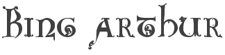 King Arthur Font preview