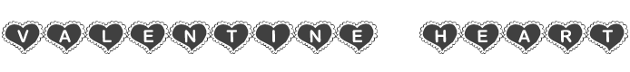KR Valentine Heart Font preview