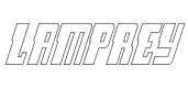 Lamprey Outline Italic style