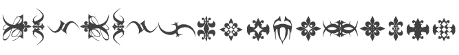 Marquis De Sade Ornaments Font preview