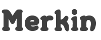 Merkin Font preview