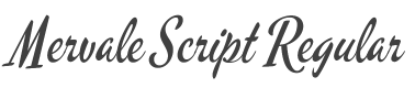 Mervale Script Font preview