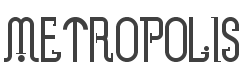 Metropolis NF Font preview